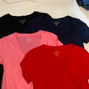 4 J Crew T-shirts
